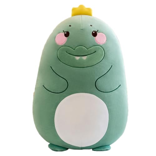 Cpoeof Kuscheltier Dinosaur Plüschtier 30cm Squishy Dinosaur Kissen Süße Dinosaur Stofftier Spielzeug Sofakissen Geschenk für Kinder,30cm von Cpoeof