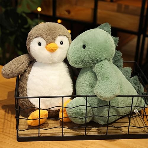 Cpoeof Pinguin Stofftier Plüschtier, Plüschtiere 35cm Niedlicher Dinosaurier/Pinguin Kaninchen Plüsch Puppe Weiches Geschenk für Kinder Jungen Mädchen,Penguin von Cpoeof