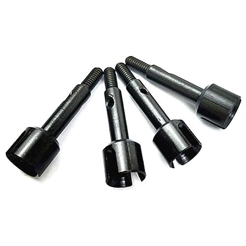 Cpolebev 4 StüCke Metall Rad Achse Antriebs Wellen Becher für 144001 124019 124018 RC Auto Upgrades Teile ZubehöR von Cpolebev