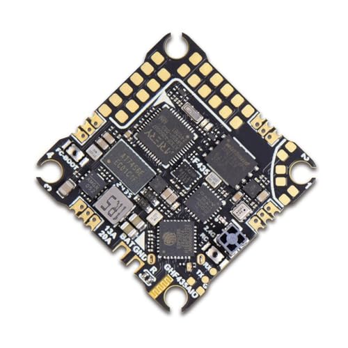 Cpolebev GHF435AIO Drohnenflugsteuerung mit 20A ESC 2-4S OSD Baro GPS Eingebautes ELRS 2.4G CRSF für RC FPV Drohnen A von Cpolebev