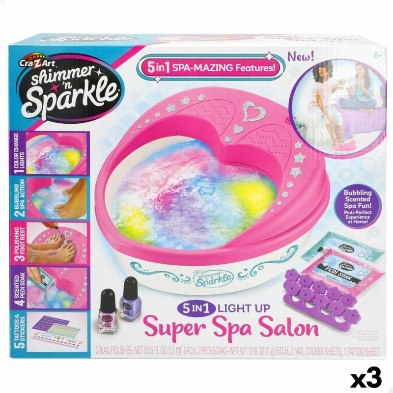 Nageldesign-Set Cra-Z-Art Pediküre Spa (3 Stück) von Cra-Z-Art