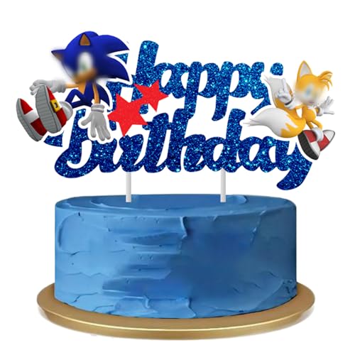 ,Happy Birthday Cake Topper,Deko Torte,Kuchen Deko,Kuchen Deko Geburtstag,Happy Birthday Kuchendekoration für Kinder Party von CraUf
