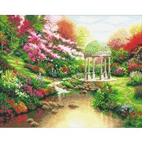 Craft Buddy CAK-TK5L - Crystal Art, Pools of Serenity, Thomas Kinkade Kit, Bild, 40 x 50 cm cm von Craft Buddy Ltd.