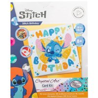 Craft Buddy CCK-32DNY813 - Crystal Art Card Kit, Disney, Stitch Birthday, Grußkarten-Set, Diamond Painting Craft Buddy CCK-32DNY813 - Crystal Art Card Kit, Disney, Stitch Birthday, Grußkarten-Set, Diamond Painting von Craft Buddy Ltd.