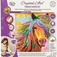 CRAFT BUDDY 200-04197 Crystal Art 30x30cm "Colourful Horse" von Craft Buddy