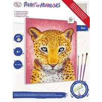 Craft Buddy PBN3040D - Paint by Numbers, Rise, Tiger, 30x40 cm von Craft Buddy Ltd.