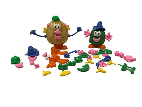 Craftplay AP2321DF Plastic Dough People Shapes Kunststoff Teig Menschen Formen-Packung mit 52 Gesichts-/ Körpermerkmalen-Machen Sie Ihre eigene Kartoffel/Teigperson, Mehrfarbig, S von Craftplay