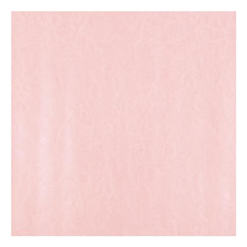 Craftelier - Synthetisches Satin-Öko-Leder zum Kartonieren oder Einbinden von Alben, Terminplanern oder Scrapbooking-Notizbüchern und anderen Bastelarbeiten | Größe ca. 35 x 50 cm - Farbe Baby Pink von Craftelier