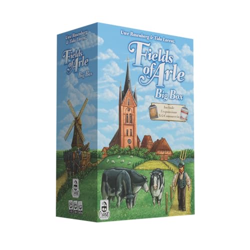 Cranio Creations - Fields of Arle Big Box, das autobiografische Spiel von Uwe Rosenberg zum ersten Mal komplett mit Erweiterung, Ausgabe in Italienischer Sprache von Cranio Creations