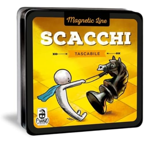 Cranio Creations - Magnetic Line, Schach, EIN großer Klassiker in Taschengröße, magnetisch, Ausgabe in Italienischer Sprache, CC358 von Cranio Creations