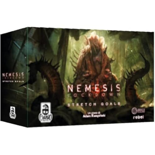 Cranio Creations - Nemesis Lockdown Stretch Goals Box, fügen Sie so viel neues Material zu Ihrem Spielerlebnis mit Nemesis Lockdown hinzu, Erweiterung, italienische Sprachausgabe von Cranio Creations