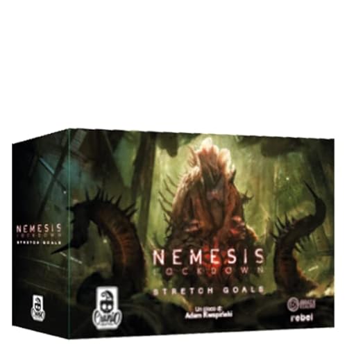 Cranio Creations - Nemesis Lockdown Stretch Goals Box, fügen Sie so viel neues Material zu Ihrem Spielerlebnis mit Nemesis Lockdown hinzu, Erweiterung, italienische Sprachausgabe von Cranio Creations