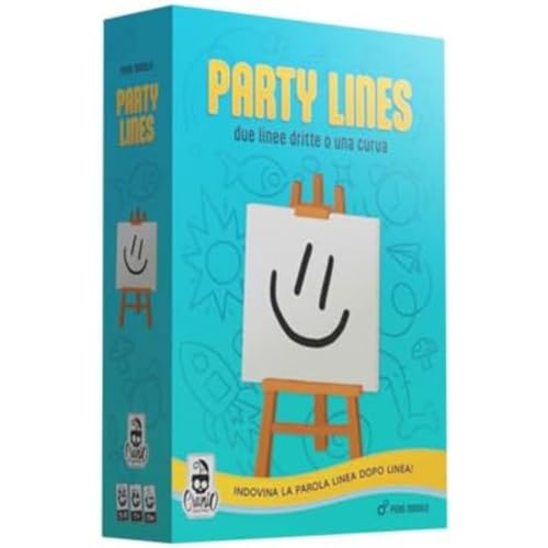 Cranio Creations - Party Lines, erraten Sie das Wort Linie nach Linie, Ausgabe in Italienischer Sprache von Cranio Creations