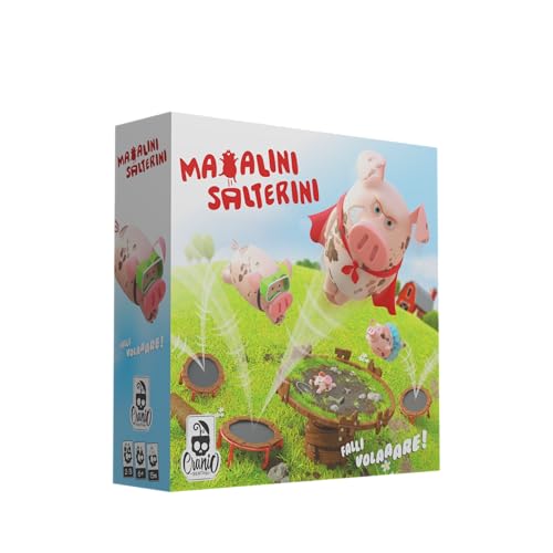 Cranio Creations - Salterini Schweinchen, die Schweine springen Da Gioia auf elastischen Teppichen, italienische Ausgabe von Cranio Creations