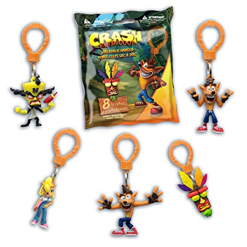 Just Toys JTCB-5300 Crash Bandicoot Anhänger Sammelfigur 1 von 8 im Mystery Pack, 5 cm, Mehrfarbig von Crash Bandicoot