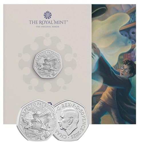 CrawleyCoins 2025 The Patronus Magic Wand Harry P UK 50p 50 Pence Münze in Mint Versiegelte Packung CrawleyCoins 2025 The Patronus Magic Wand Harry P UK 50p 50 Pence Münze in Mint Versiegelte Packung von CrawleyCoins
