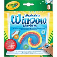 CRAYOLA 81652 8 auswaschbare Fensterfilzstifte von Crayola