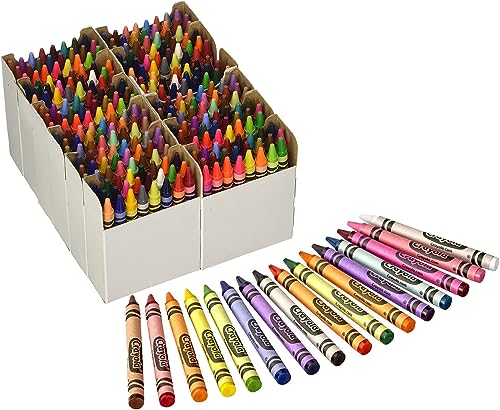 CRAYOLA – 288 Wachsmalstifte, Crayons, Klassenpaket, Schulbedarf, Kreative Kinder Aktivitäten, Kinderspielzeug ab 3 Jahre von CRAYOLA