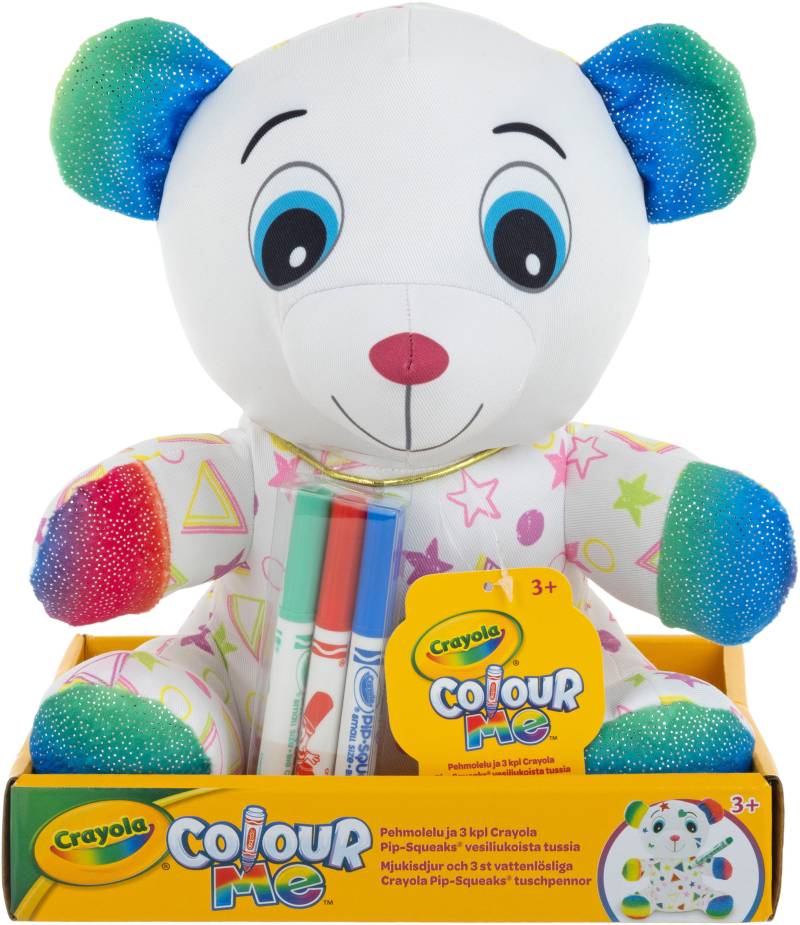 Crayola Color and Plush Teddybär 23 cm von Crayola