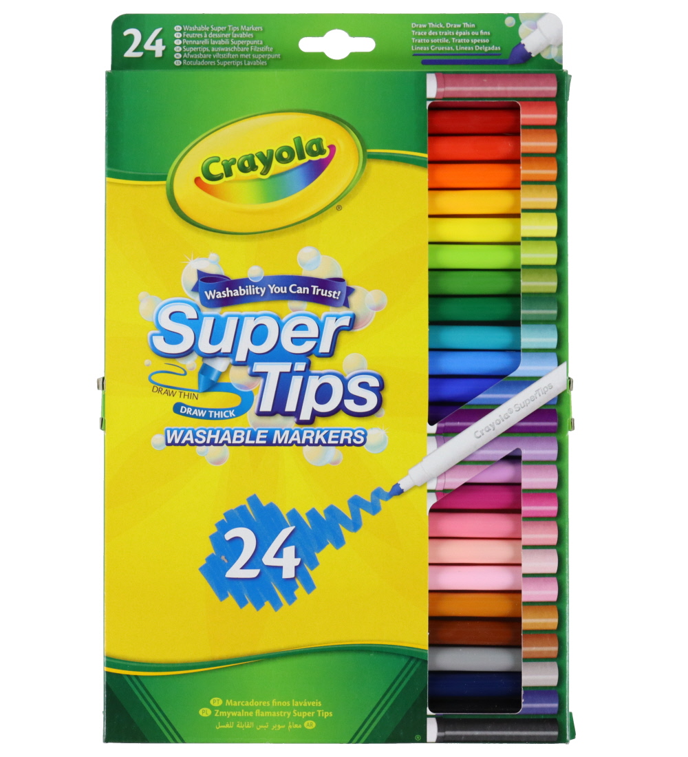 Crayola Filzstifte - 24 st. - Super Tipps - Mehrfarbig - Crayola - One Size - Filzstifte Crayola Filzstifte - 24 st. - Super Tipps - Mehrfarbig - Crayola - One Size - Filzstifte von Crayola
