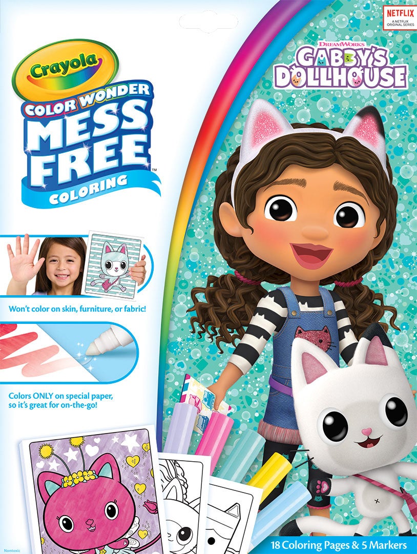 Crayola Gabby's Dollhouse Color Wonder Malset von Crayola