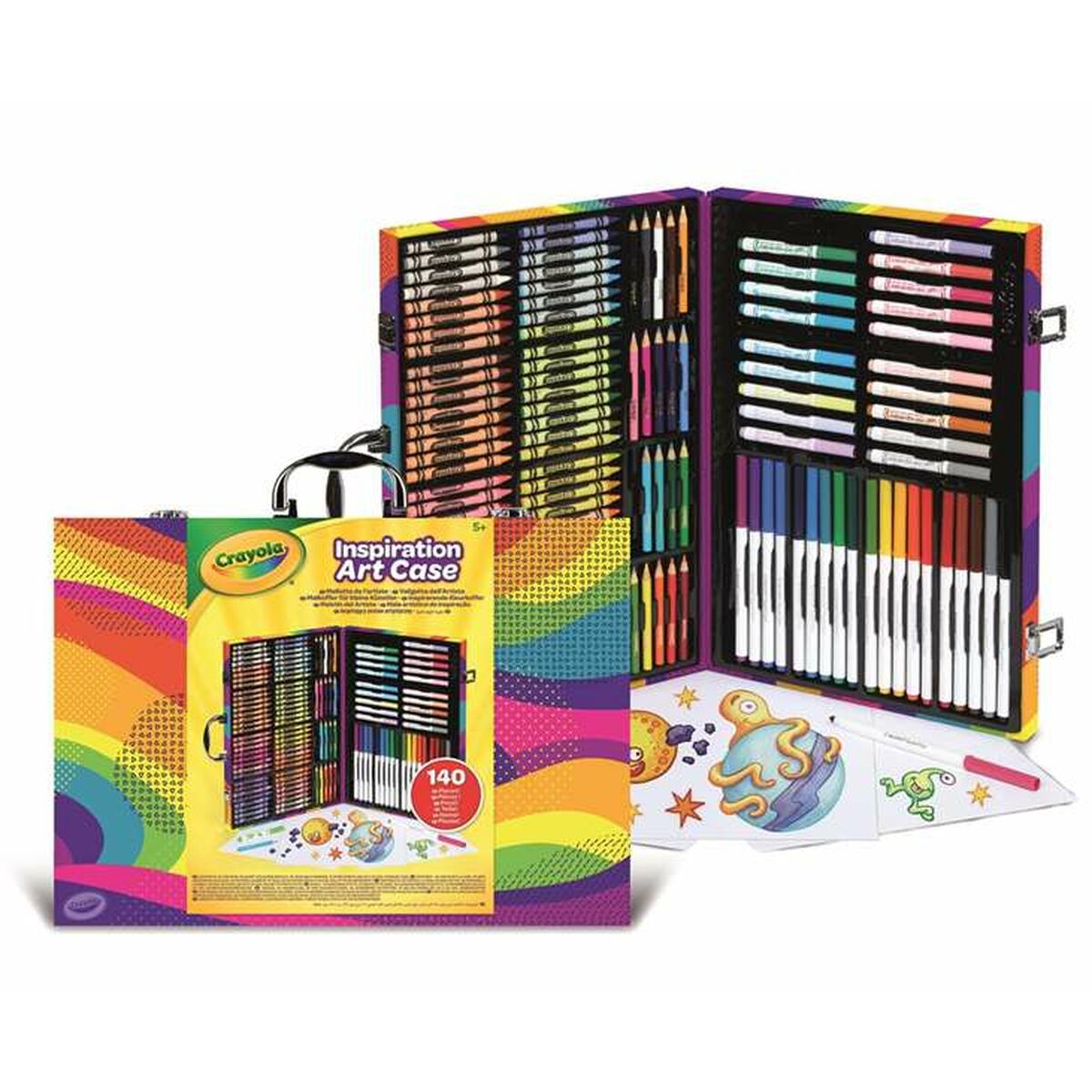 Malerei-Set Crayola Rainbow 140 Stücke von Crayola