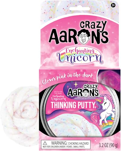 Crazy Aaron's GLOW THINKING PUTTY ENCHANTING UNICORN von Crazy Aaron's