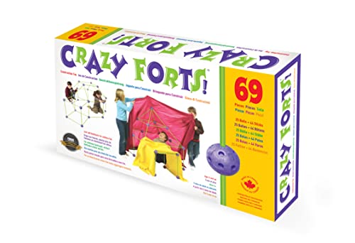 Crazy Forts Röhrenbaukasten, Violett, 69-teilig von Crazy Forts