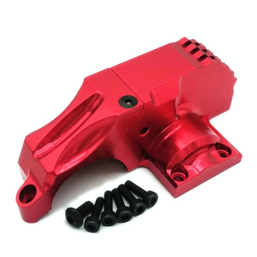 Aluminium-Hauptgetriebeabdeckung rot für Traxxas 1/10 MAXX 8987 von CrazyRacer