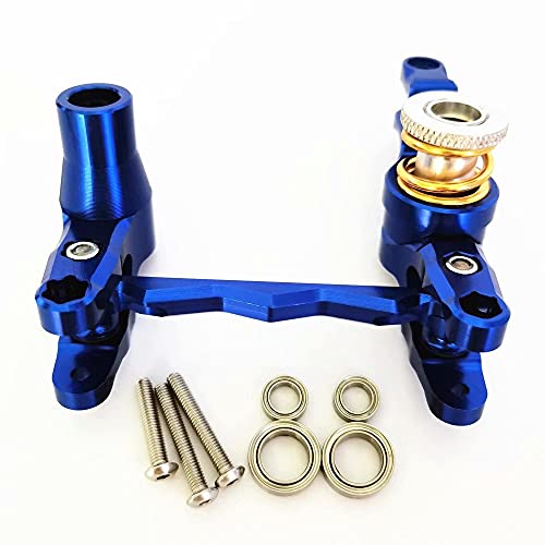 Aluminium Lenkglockenkurbel Montage blau für Traxxas 1/10 MAXX 8946 von CrazyRacer