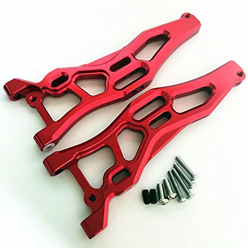 Aluminium Vordere untere Querlenker rot für Arrma 1/8 Kraton Outcast Talion Notorious 6S AR330219 von CrazyRacer