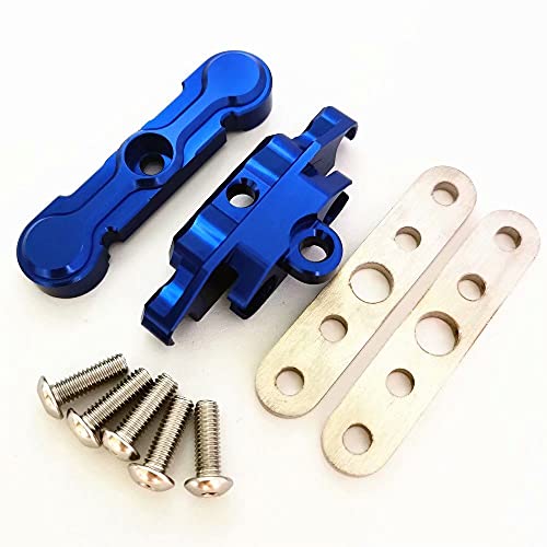 Aluminum Front Lower Arm Tie Bar Mount Suspension Pin Retainer Blue for Traxxas 1/10 MAXX 8916 8926 von CrazyRacer