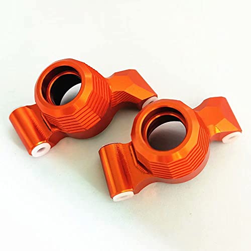 Aluminum Rear Axle Carriers Orange for Traxxas 1/10 MAXX 8952 von CrazyRacer