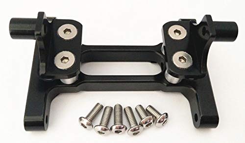 Aluminum Rear Chassis Mount Black for Tamiya 1/14 Truck King HAULE Globe Liner Ford AEROMAX Scania R620 von CrazyRacer