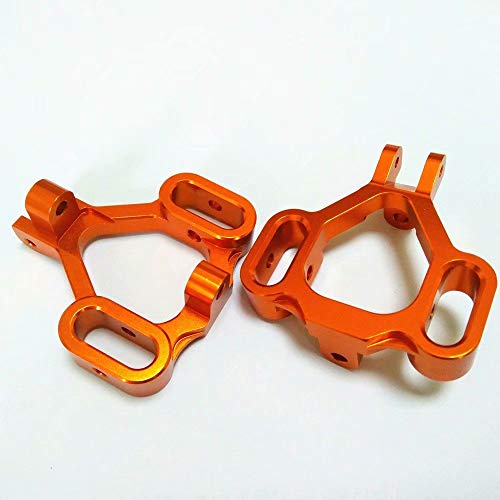 CrazyRacer 2pcs Aluminum F/R C Hub C-Hubs Orange for HPI Savage X XL 21 25 SS 4.6 5.9 Flux 85048 von CrazyRacer