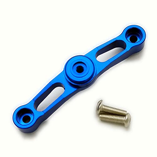 CrazyRacer Aluminum Alloy Steering Post Holder Assembly Blue for for 1/10 RC Car REVO 2.5 3.3 E-REVO-1PC Set von CrazyRacer