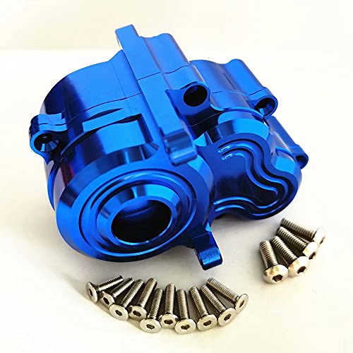 Aluminum Center Gearbox Blue for Traxxas E-Revo VXL 2.0 8691 von CrazyRacer