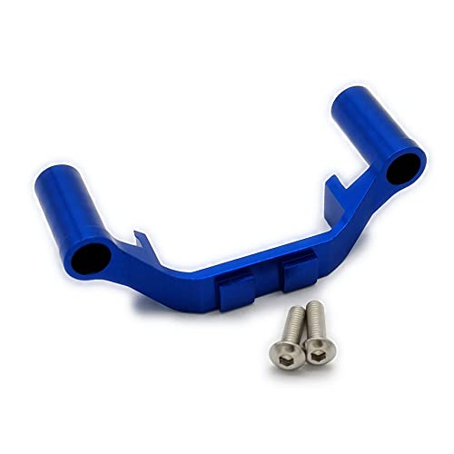 Aluminum Front Gear Box Protectoer Mount Blue for 1/10 RC Traxxasss E-REVO REVO Summit Slayer Pro 4x4 5343X von CrazyRacer