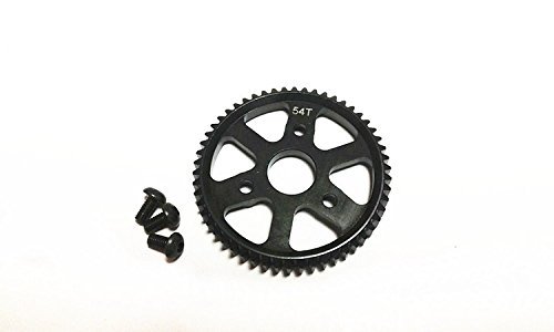 Hard Steel Spur Main Gear 54T M0.8 32Pitch for 1/10 Slash Stampede Rustler 4x4 E-Revo 3956 6804 6807 6808 6708 von CrazyRacer