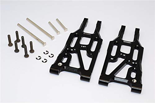 CrazyRacer for 1/10 Bullet MT/ST 3.0 Flux 101213 Upgrade Parts Aluminum Front Suspension Arm - 1PR Set Black von CrazyRacer