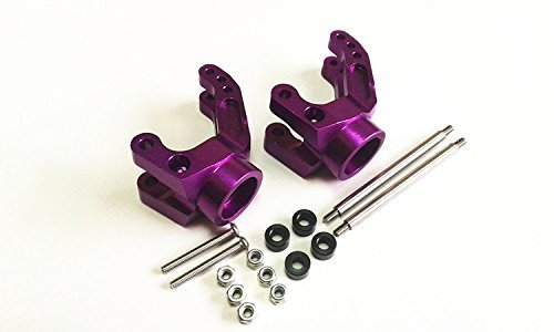 CrazyRacer for Savage XL, Flux, X 4.6 Aluminum Heavy Duty Rear Hub Carrier Set Purple von CrazyRacer