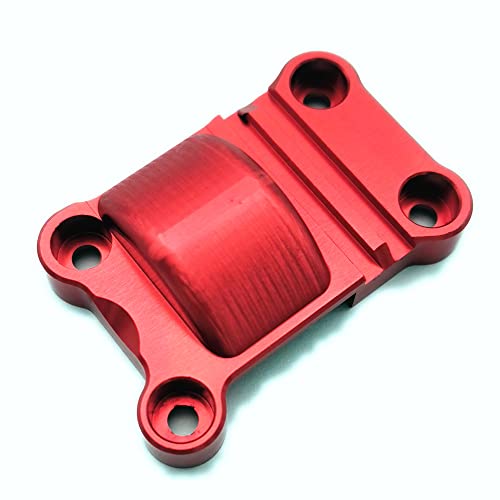 for Traxxassss 1/5 6S & 8S RC Car 77076-4 Aluminum Rear Gear Cover - 1PC One of 7787 Red von CrazyRacer