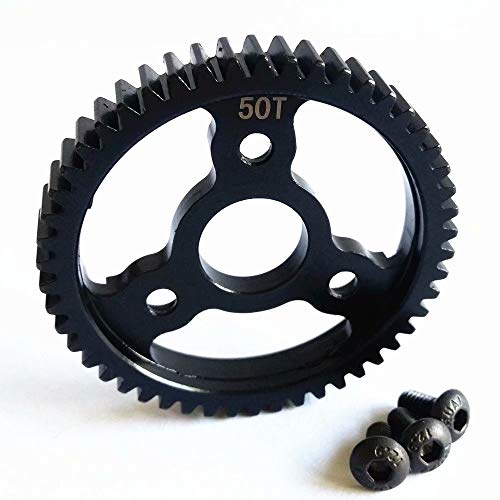 Harden Steel Spur Main Gear 50T 32P 0.8M for Traxxas Slash Stampede Rustler 4x4 6842 von CrazyRacer