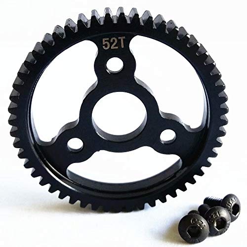 Harden Steel Spur Main Gear 52T 32P 0.8M for Traxxas Slash Stampede Rustler 4x4 6843 von CrazyRacer