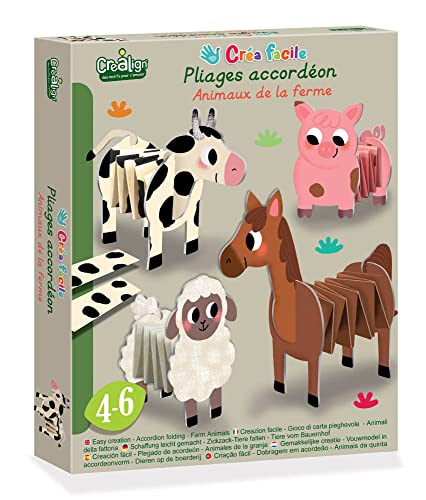 Créa Facile Faltbare Akkordeons Bauernhoftiere Créa Facile Faltbare Akkordeons Bauernhoftiere von Crea lign'