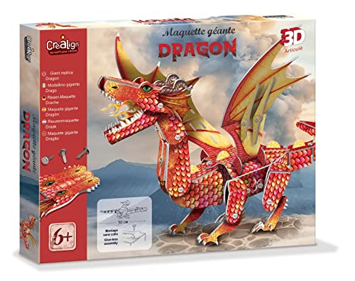 Kreativ-Set – Créa Lign' – Riesenmodell Drache – ab 6 Jahren – CL191 von Crea lign'