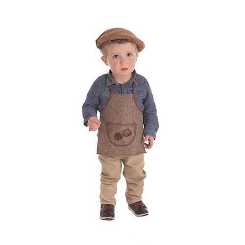 Creaciones Llopis Kastanienkostüm für Mädchen, Herbst, Kastanien-Kostüm für Kinder (3-5 Jahre) von Creaciones Llopis