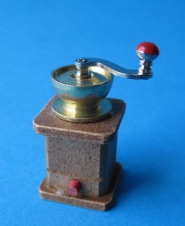 Mini Kaffeemühle Puppenhausmöbel Dekoration Küche Miniatur 1:12 von Creal