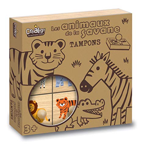 Crea lign' CL153 Les animaux de la Savane Etui, Holz von Crea lign'