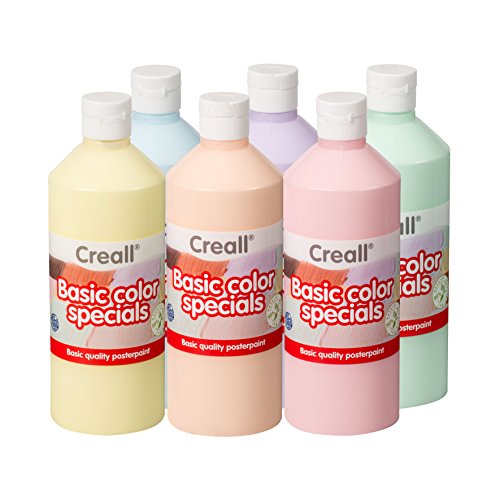 Creall havo30091 3000 ml Pastell Sortiment Havo Basic Farbe Poster Paint Set (6-teilig) von Creall